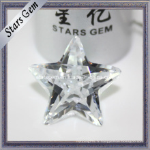 Perles de pierres précieuses en forme de Star CZ (STG-93)